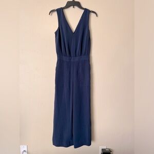 Nine West Navy Jumpsuit